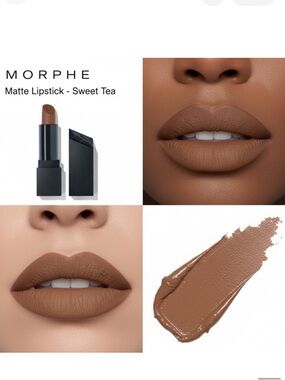 Morphe Sweet Tea Matte Lipstick Cult Favorite — Neutral Mocha Brown